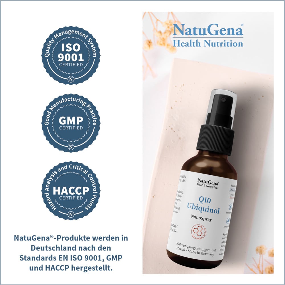 NatuGena Q10 Ubiquinol NanoSpray 100 ml Spray
