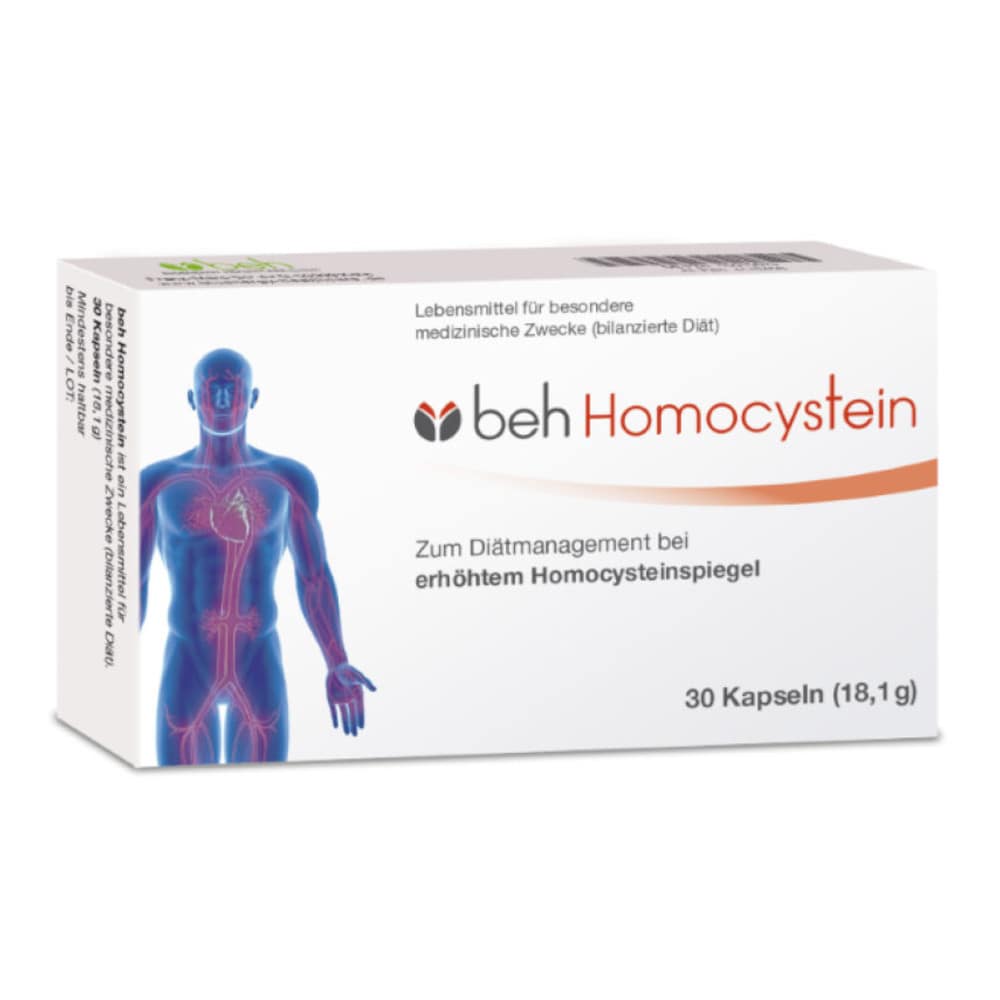 BEH Homocystein Kapseln 30 St Kapseln