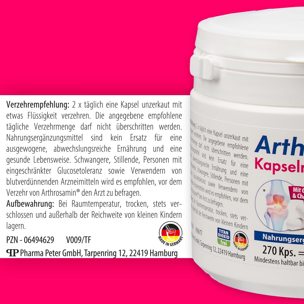 ARTHROSAMIN Kapseln 270 St Kapseln