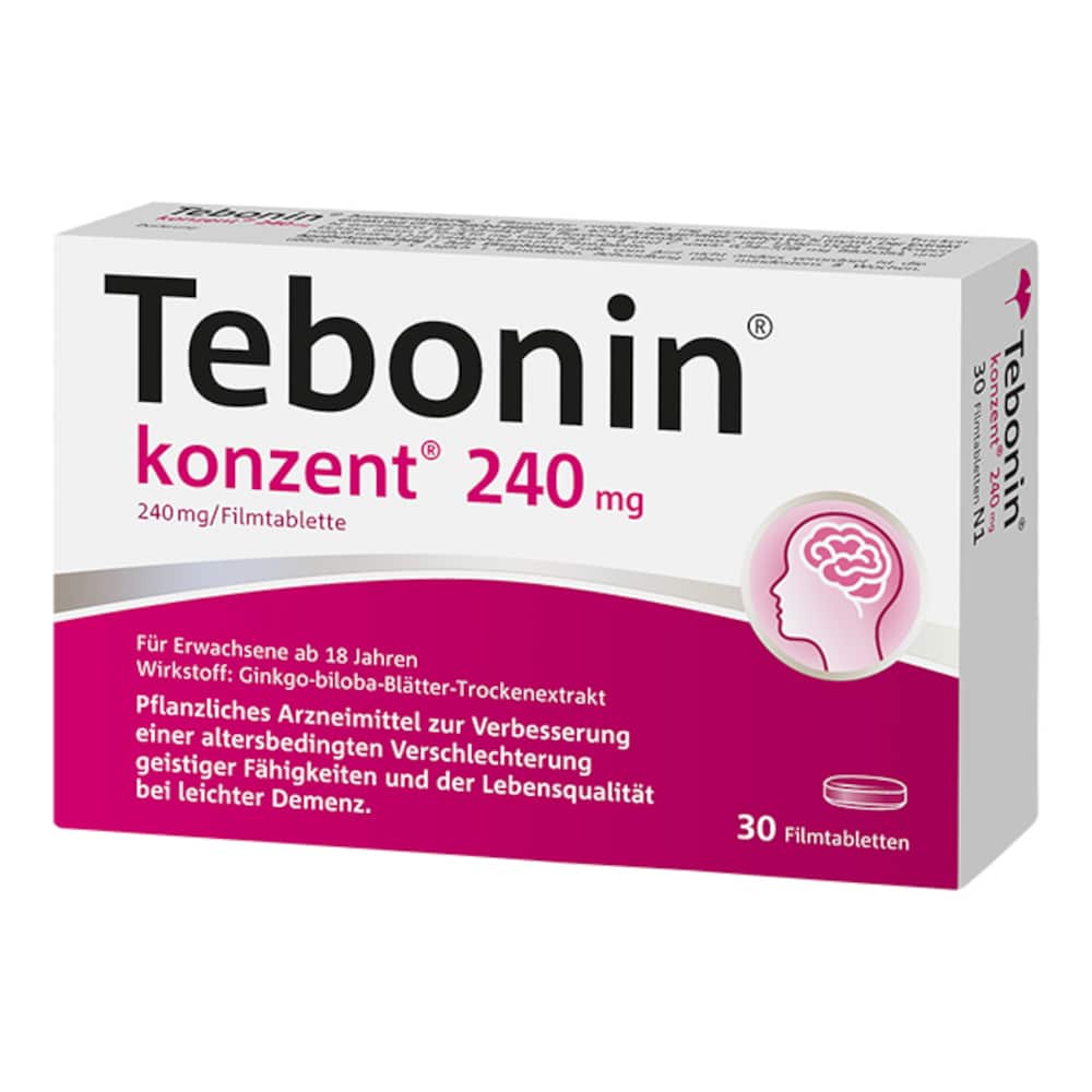 Tebonin konzent 240 mg 30 St Filmtabletten