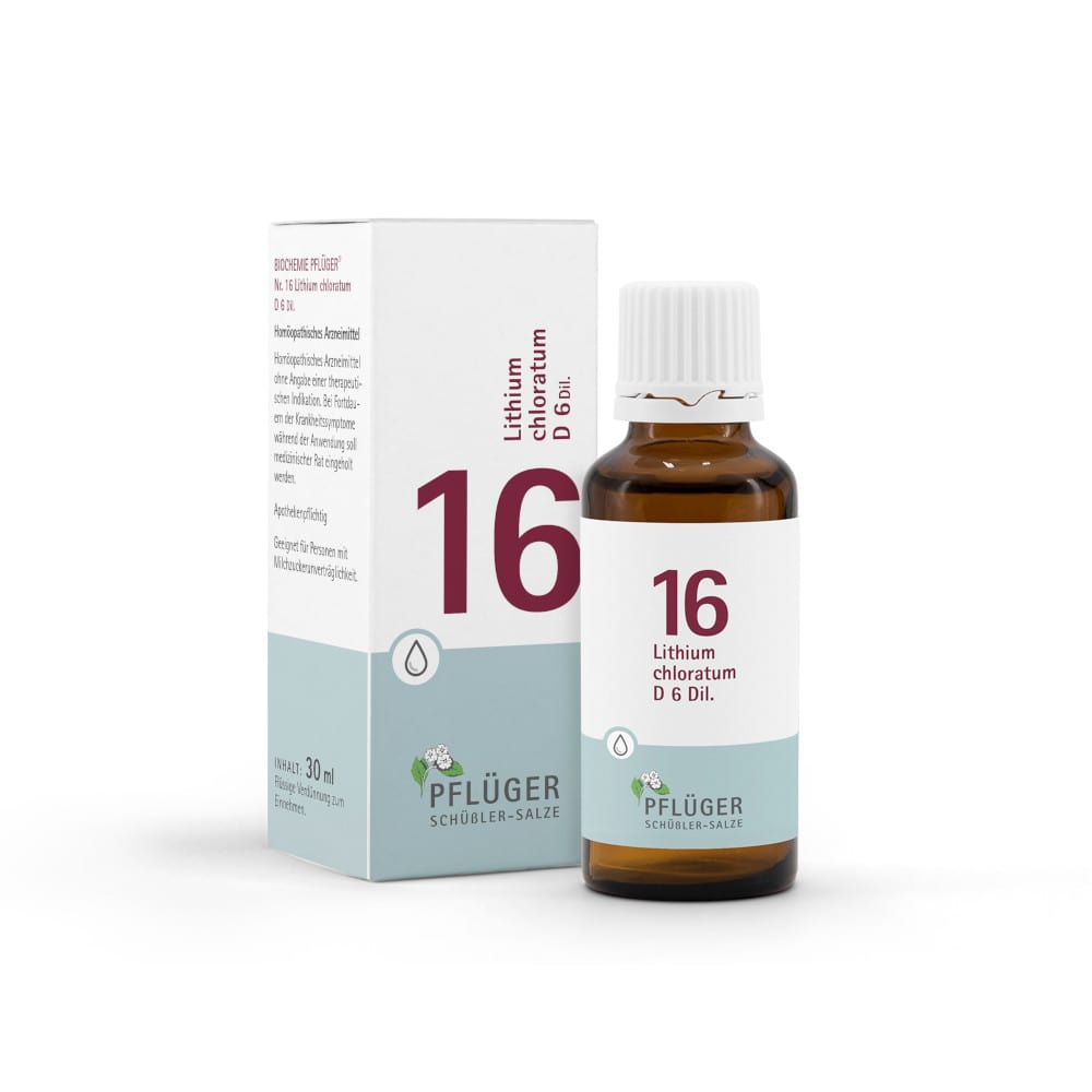 Schüßler-Salz Nr. 16 Lithium chloratum D6 30 ml Tropfen