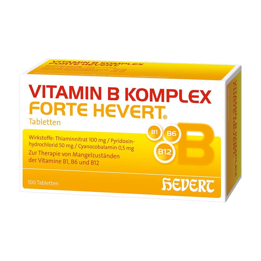 VITAMIN B KOMPLEX FORTE HEVERT 100 St Tabletten