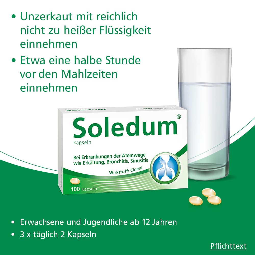Soledum 100mg 50 St Kapseln magensaftresistent