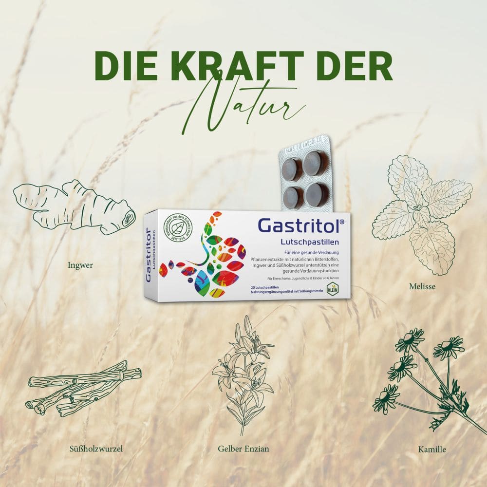 Gastritol Lutschpastillen 20 St Lutschpastillen