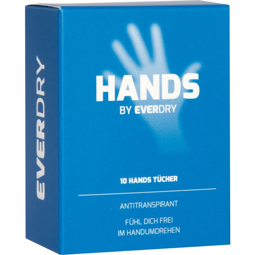 EVERDRY Antitranspirant Hands Tücher  10 St Tücher