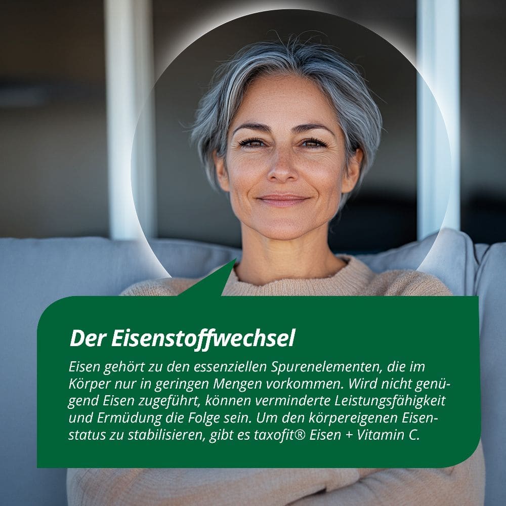 taxofit Eisen + Vitamin C 40 St Kapseln