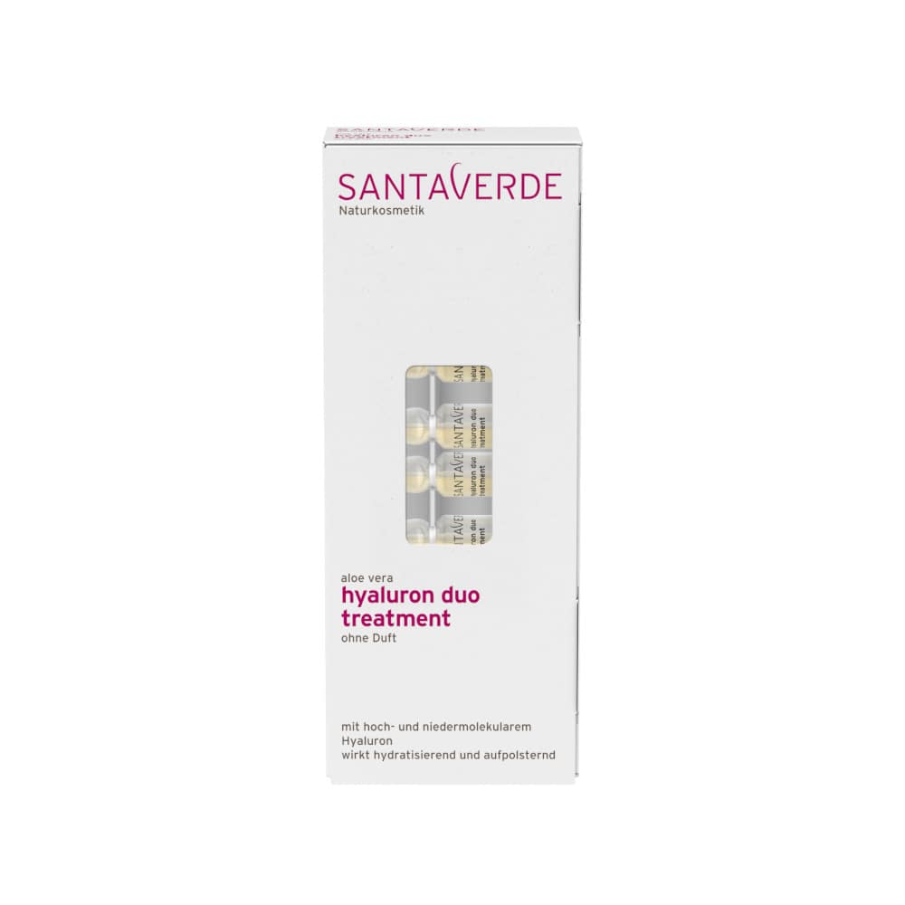 SANTA VERDE hyaluron duo treatment aloe vera ohne Duft 10X1 ml Ampullen