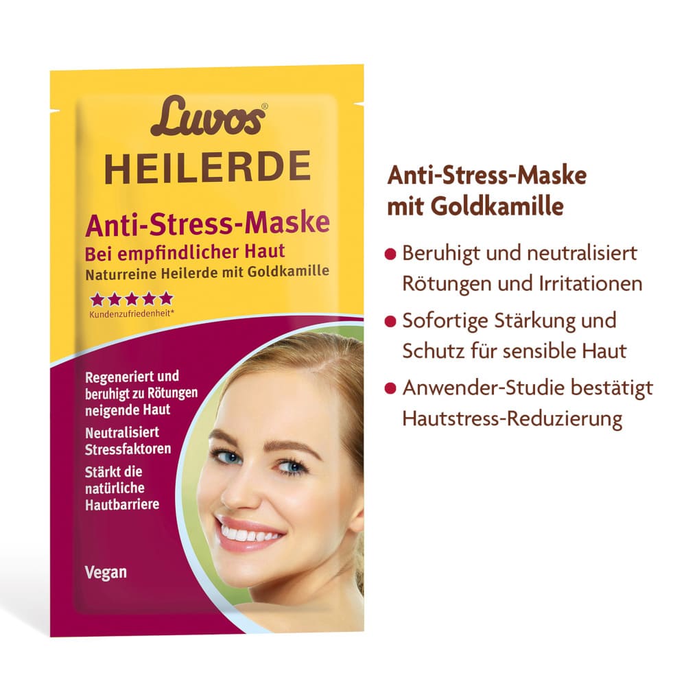Luvos HEILERDE Anti-Stress-Maske 2X7.5 ml Gesichtsmaske