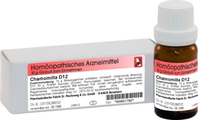 CHAMOMILLA D 12 Globuli 10 g Globuli
