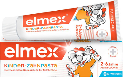 elmex Kinder-Zahnpasta KARIESSCHUTZ für Milchzähne 50 ml Zahnpasta