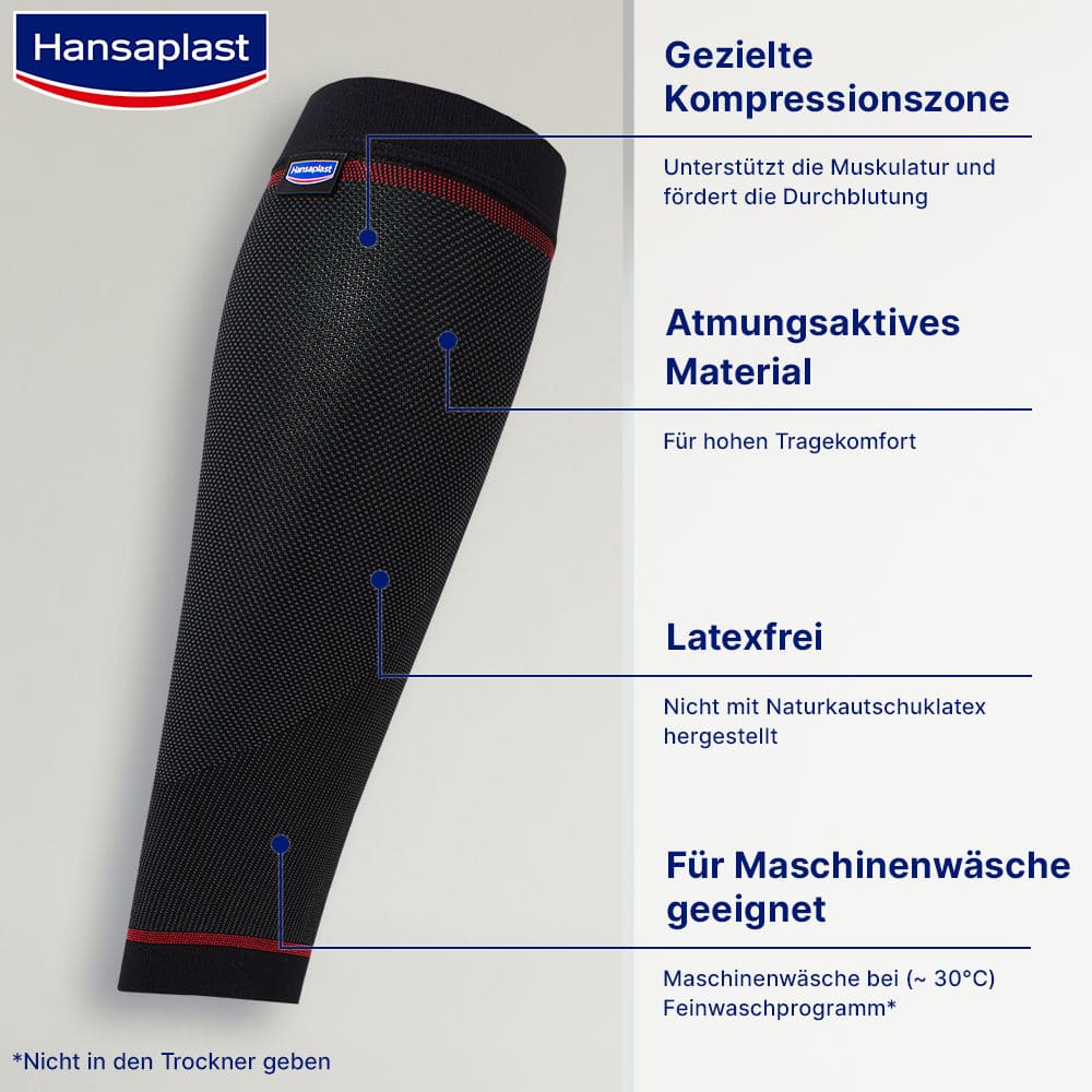 Hansaplast Compression Waden sleeves Größe M 2 St Bandage