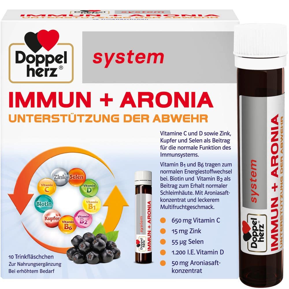 Doppelherz system IMMUN + ARONIA 10 St Ampullen