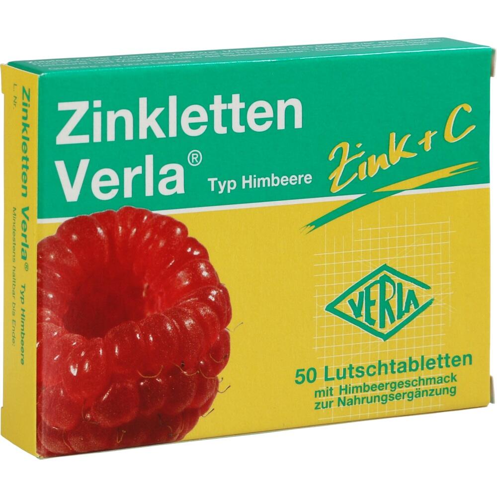 Zinkletten Verla Typ Himbeere  50 St Lutschtabletten