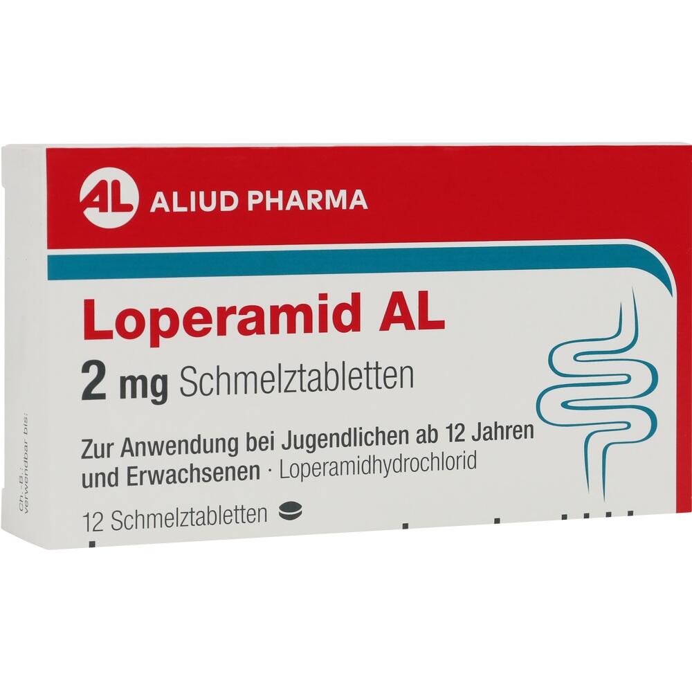 Loperamid AL 2 mg 12 St Schmelztabletten