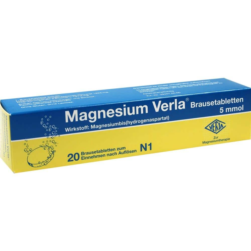 Magnesium Verla Brausetabletten 20 St Brausetabletten