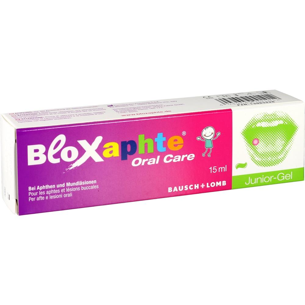 Bloxaphte Oral Care Junior-Gel bei Verletzungen im Mund 15 ml Gel