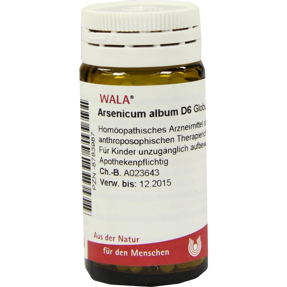Arsenicum album D6 20 g Globuli