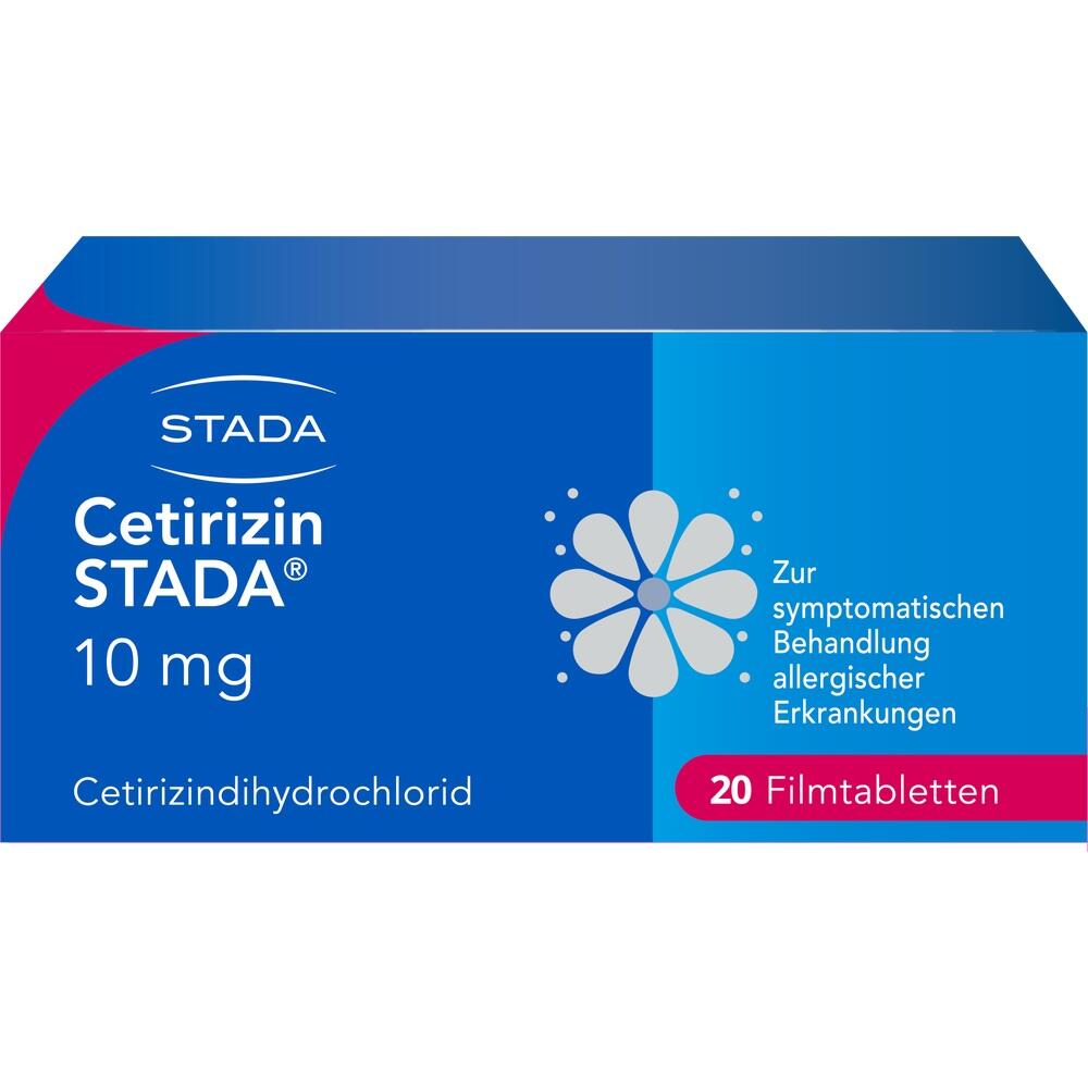Cetirizin STADA 10mg 20 St Filmtabletten