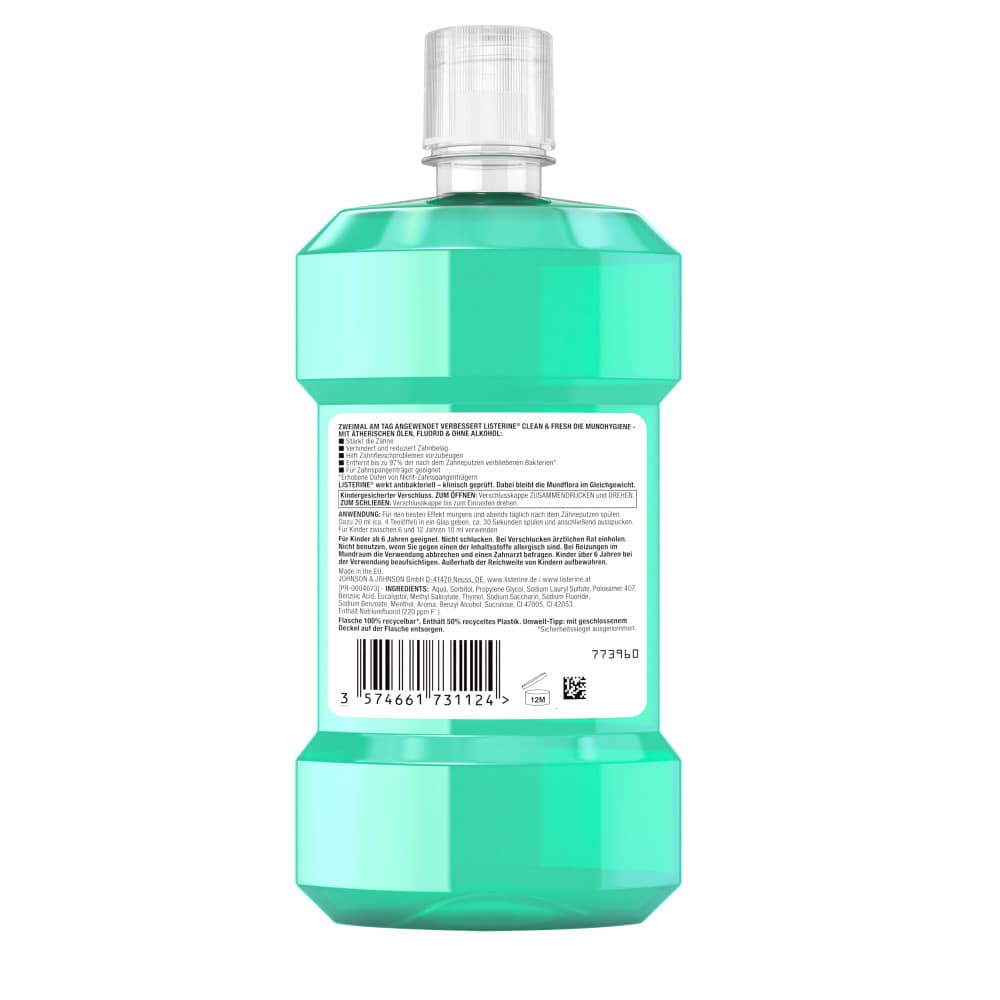 LISTERINE Clean & Fresh  500 ml Lösung