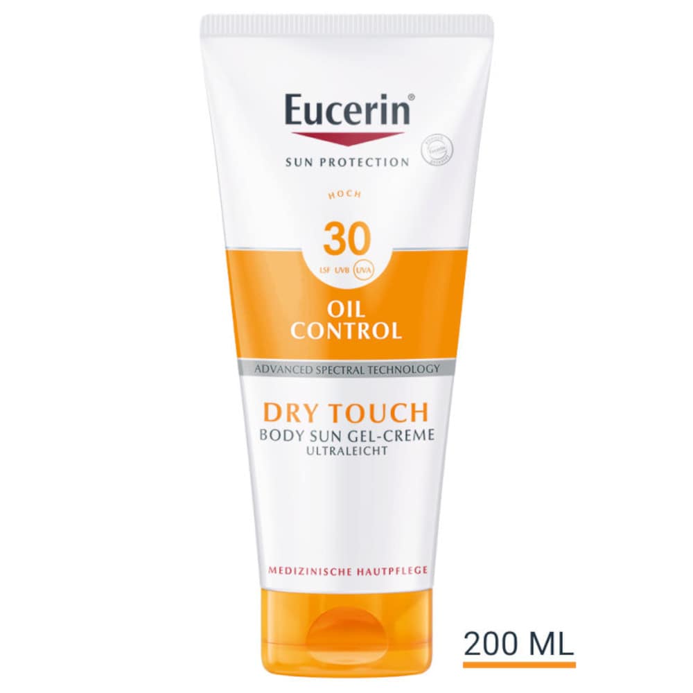 Eucerin Oil Control Body Sun Gel Creme LSF 30 200 ml Creme