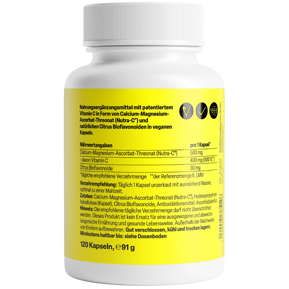 Zein Pharma Vitamin C Depo Effekt 400 mg 120 St Kapseln