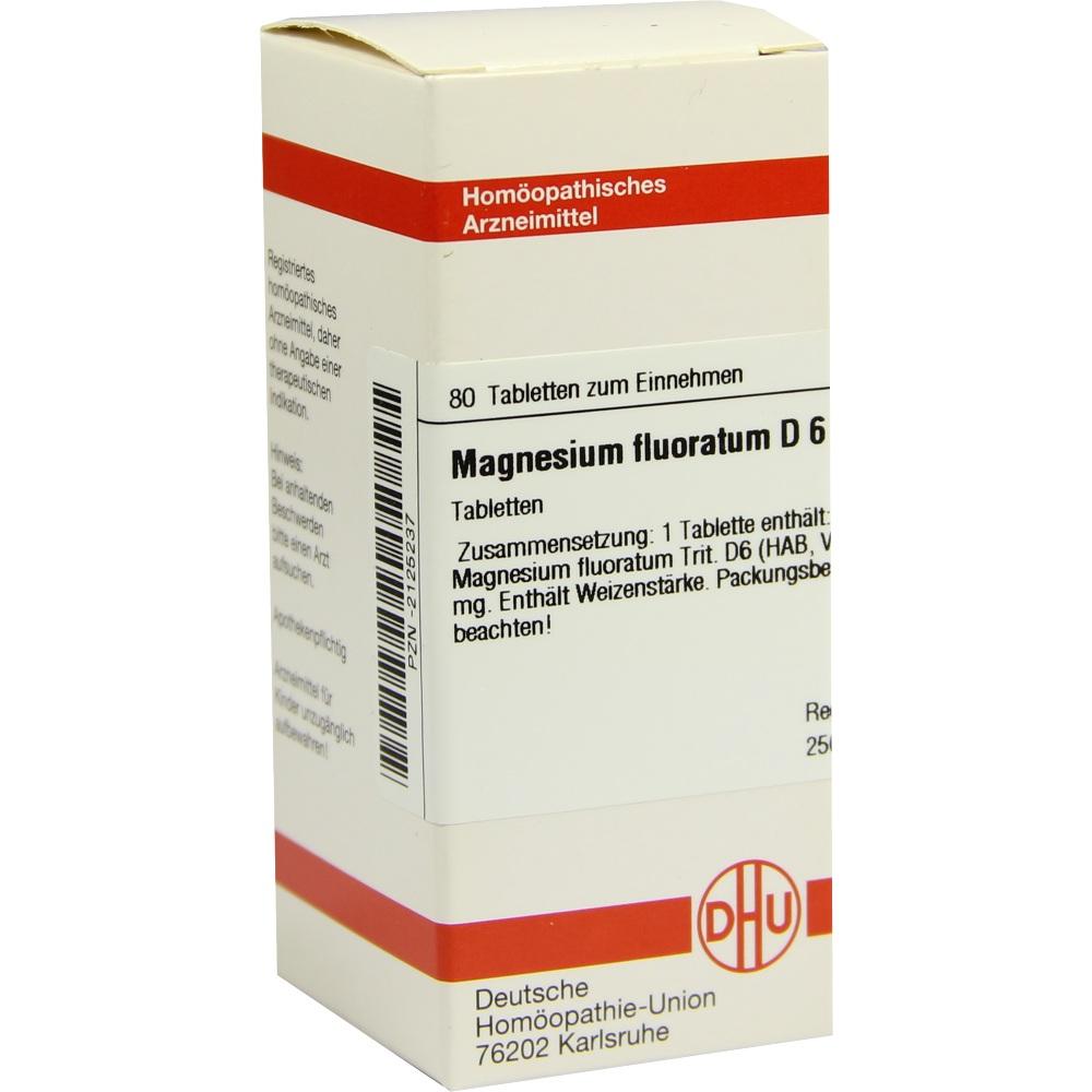 MAGNESIUM FLUORATUM D 6 Tabletten 80 St Tabletten