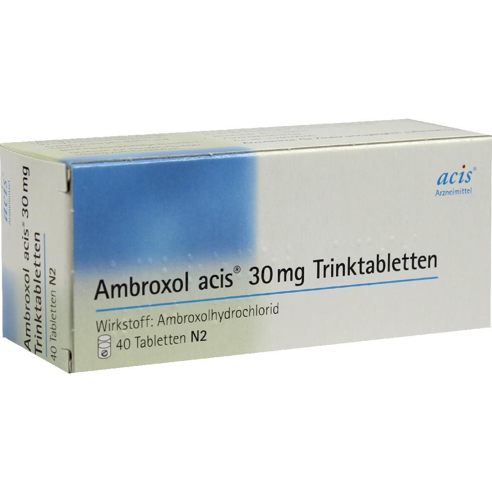 Ambroxol acis 30mg 40 St Tablette zur Herstellung einer Lösung zum Einnehmen