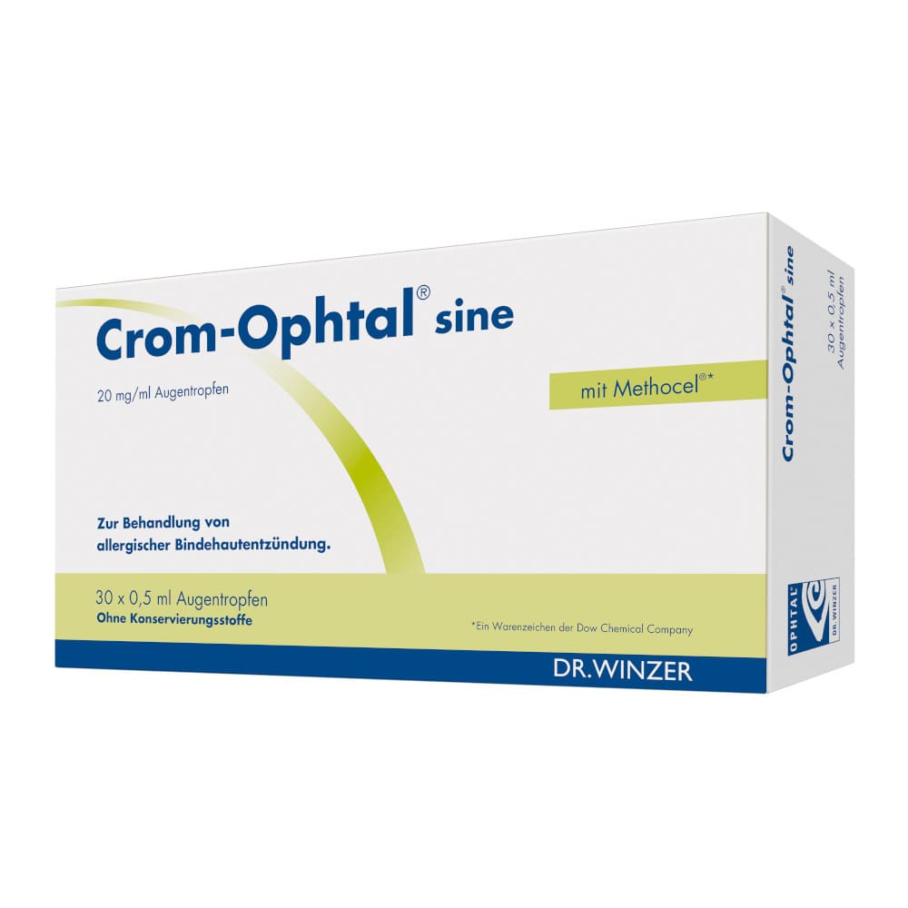 Crom-Ophtal sine 30X0.5 ml Augentropfen