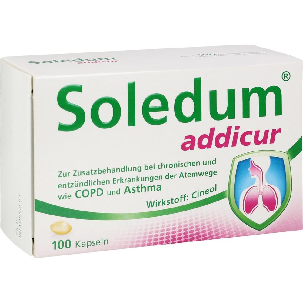 Soledum addicur 200 mg 100 St Magensaftresistente Weichkapseln