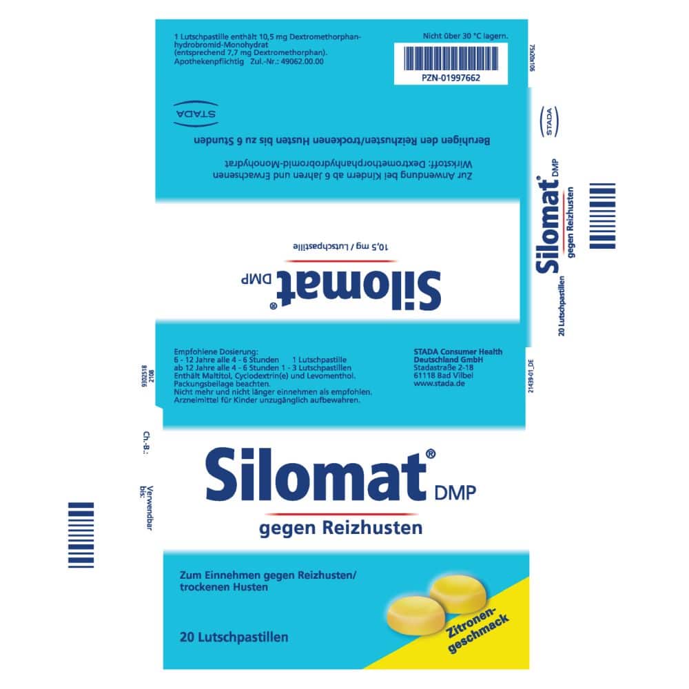 Silomat DMP gegen Reizhusten 20 St Lutschpastillen