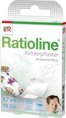 RATIOLINE kids Pflasterstrips 15 St Pflaster