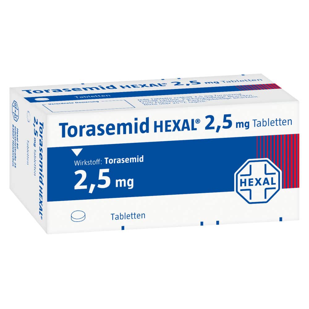 Torasemid HEXAL 2,5mg 100 St Tabletten