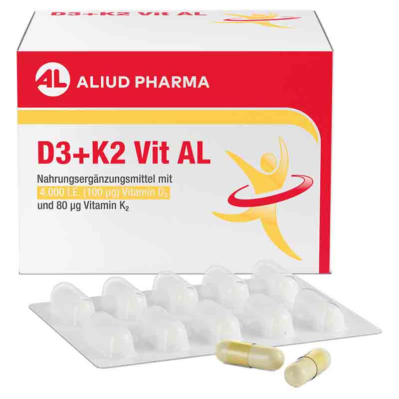 D3 + K2 Vit AL 4000IE/80UG 90 St Kapseln