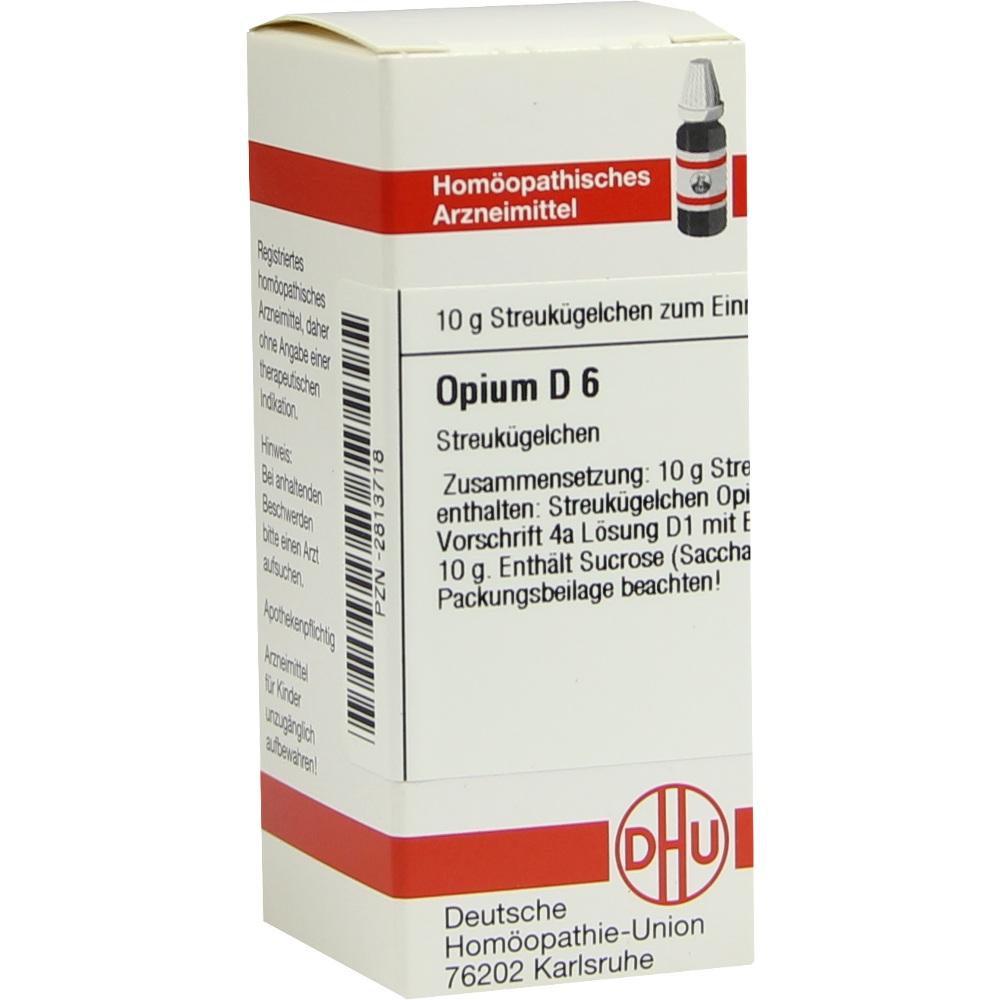 OPIUM D 6 Globuli 10 g Globuli