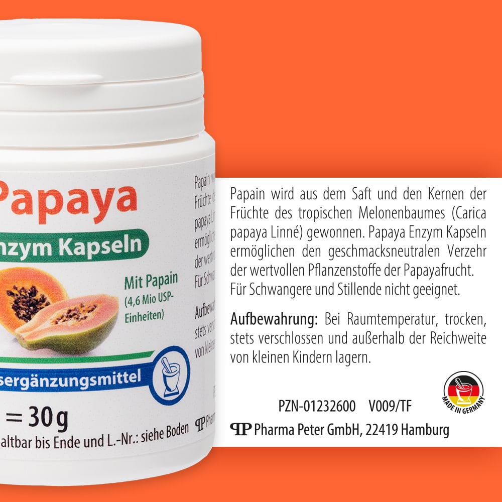 Papaya Enzym Kapseln 60 St Kapseln