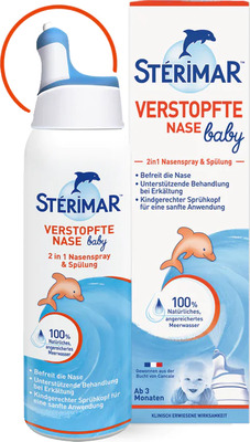 Stérimar Verstopfte Baby Nase 2in1 Nasenspray & Spülung 100 ml Nasenspray