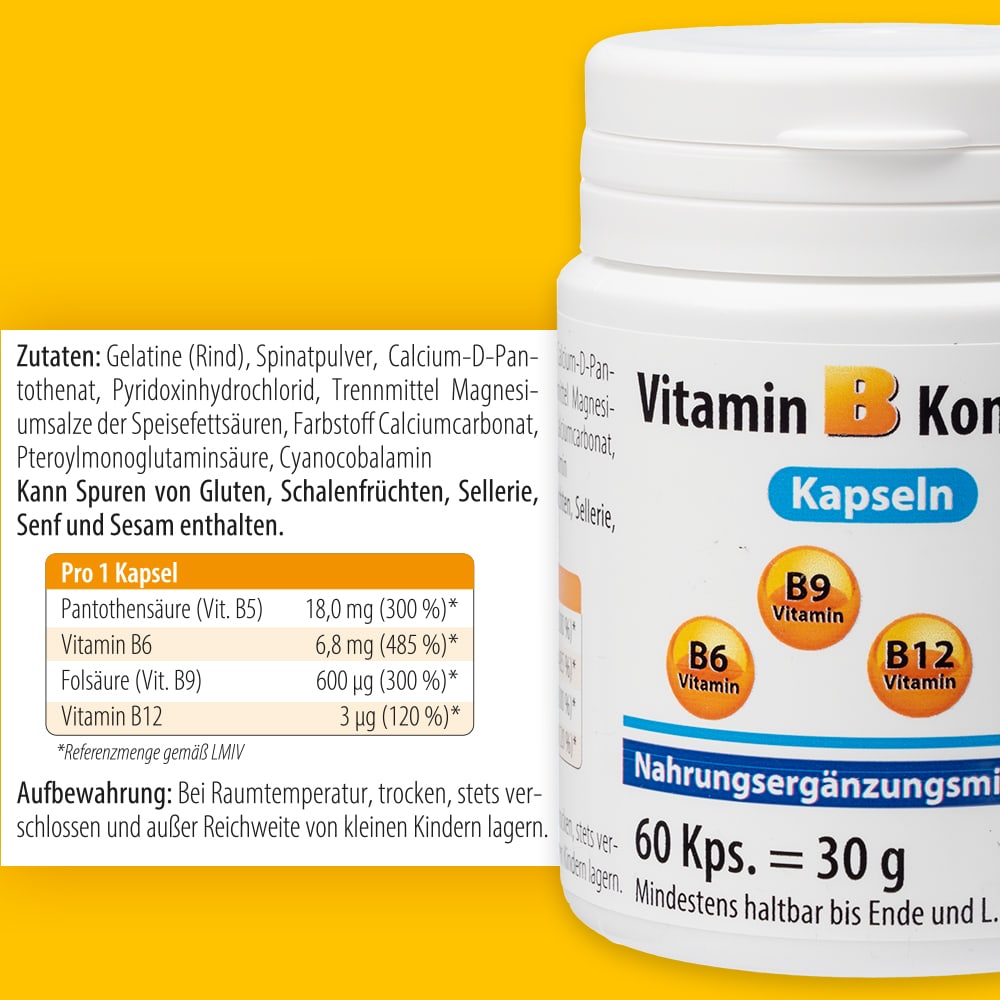 Vitamin B Komplex 60 St Kapseln