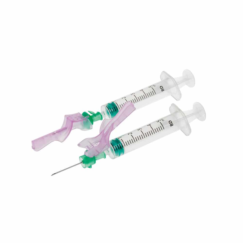 BD ECLIPSE Sicherheitsinjektionskanüle 21 G 1 100 St Kanüle
