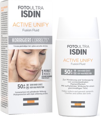 ISDIN FOTOULTRA Active Unify Pigment Sonnencreme 50+ 50 ml Emulsion