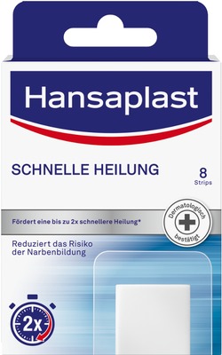 Hansaplast SCHNELLE HEILUNG 8 Strips 8 St Pflaster