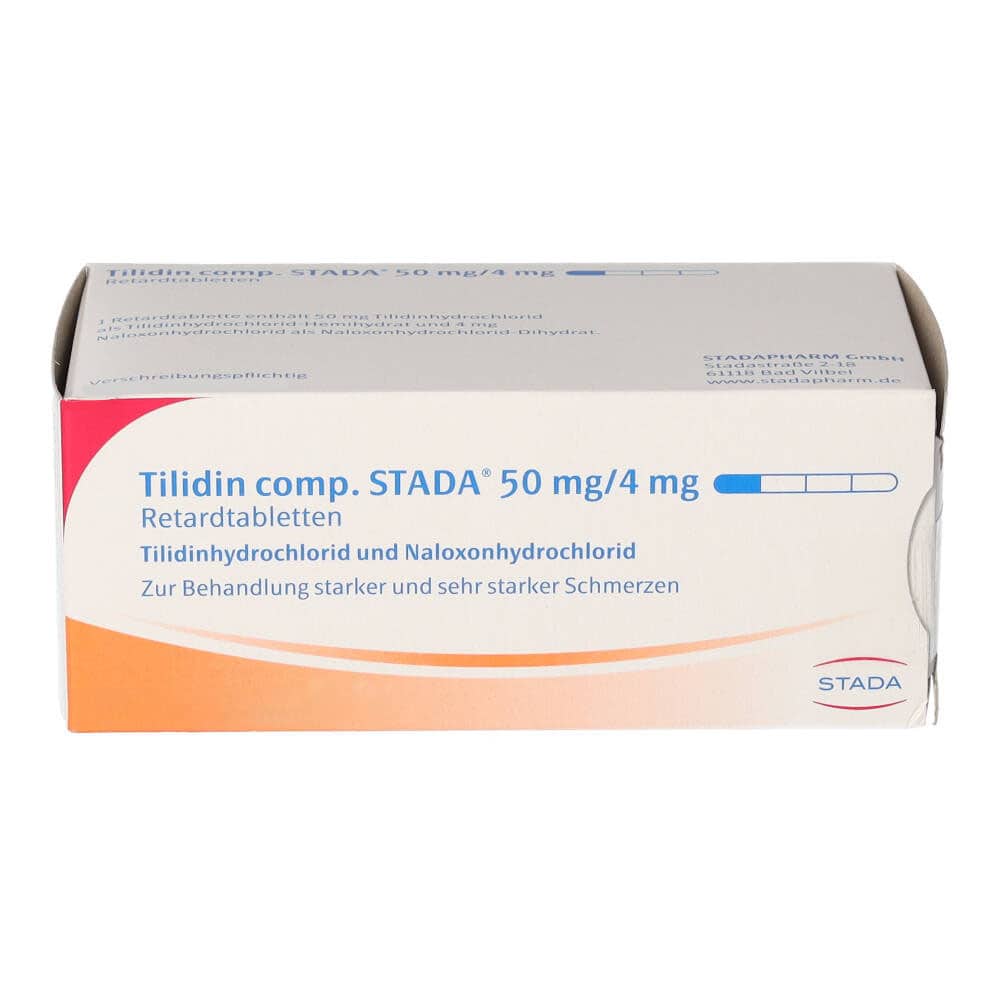 Tilidin comp. STADA 50mg/4mg 100 St Retard-Tabletten