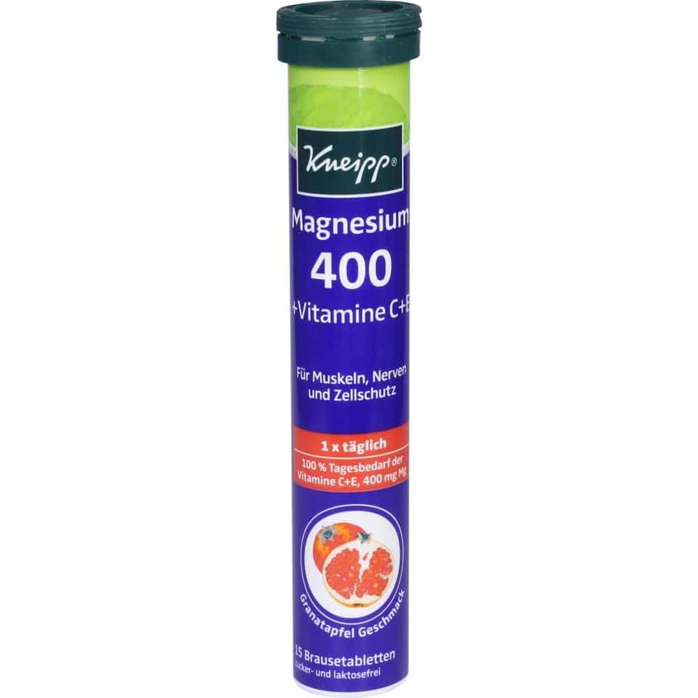 Kneipp Magnesium 400 + C + E  15 St Brausetabletten