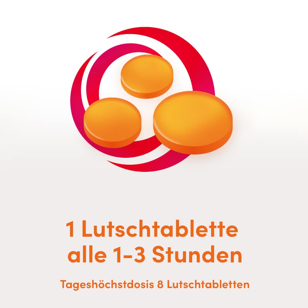 Lemocin gegen Halsschmerzen Orange 24 St Lutschtabletten