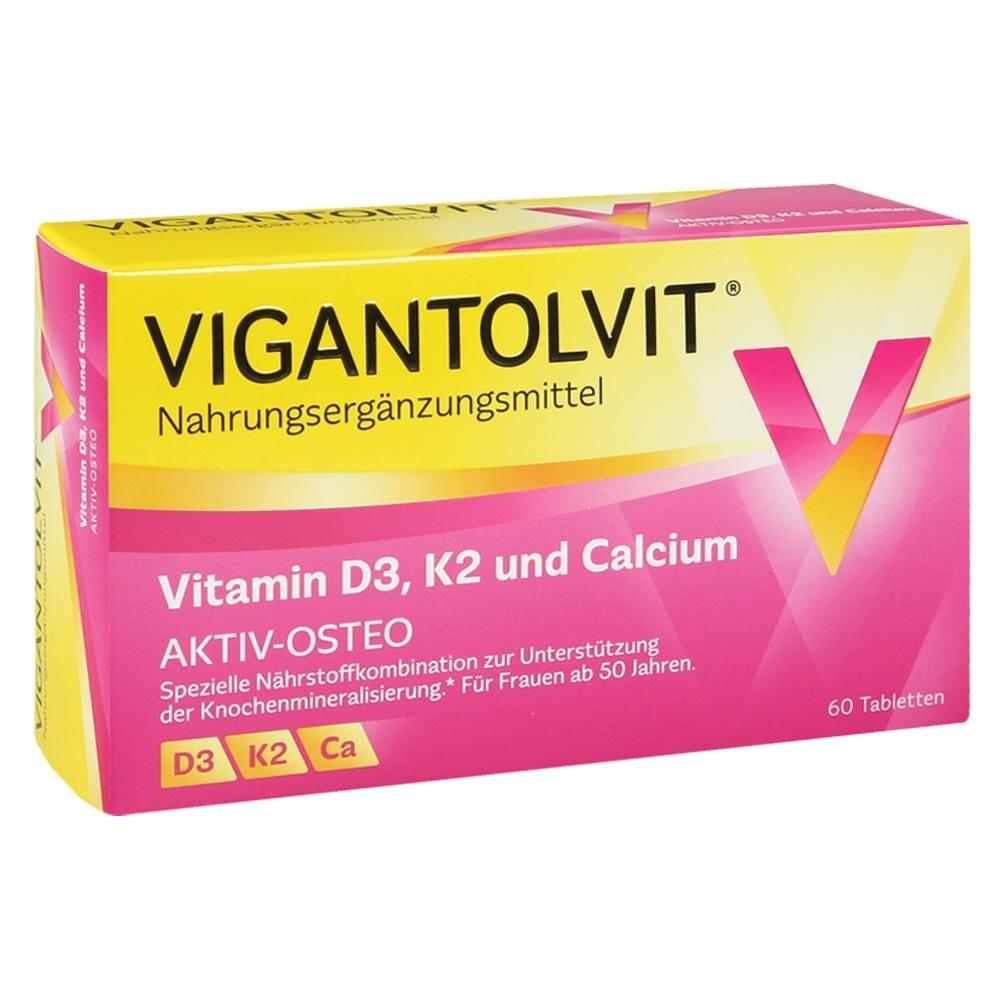 VIGANTOLVIT  Vitamin D3, K2 und Calcium AKTIV OSTEO 60 St Filmtabletten