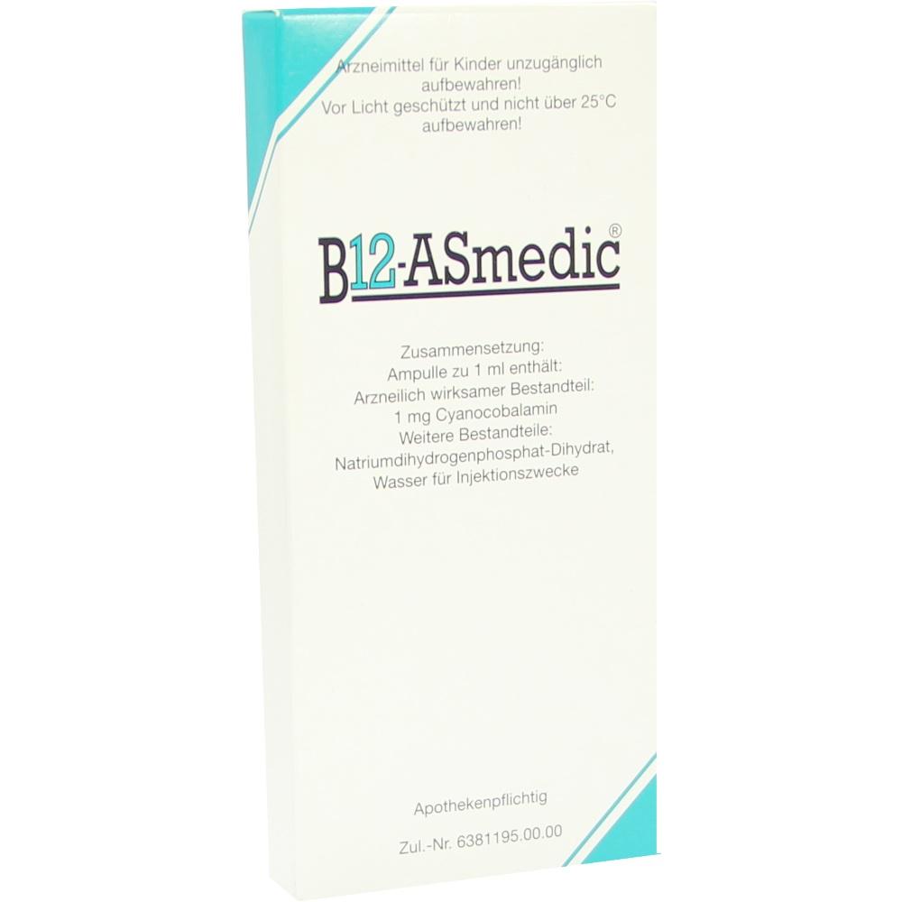B12 ASMEDIC Ampullen 10X1 ml Injektionslösung
