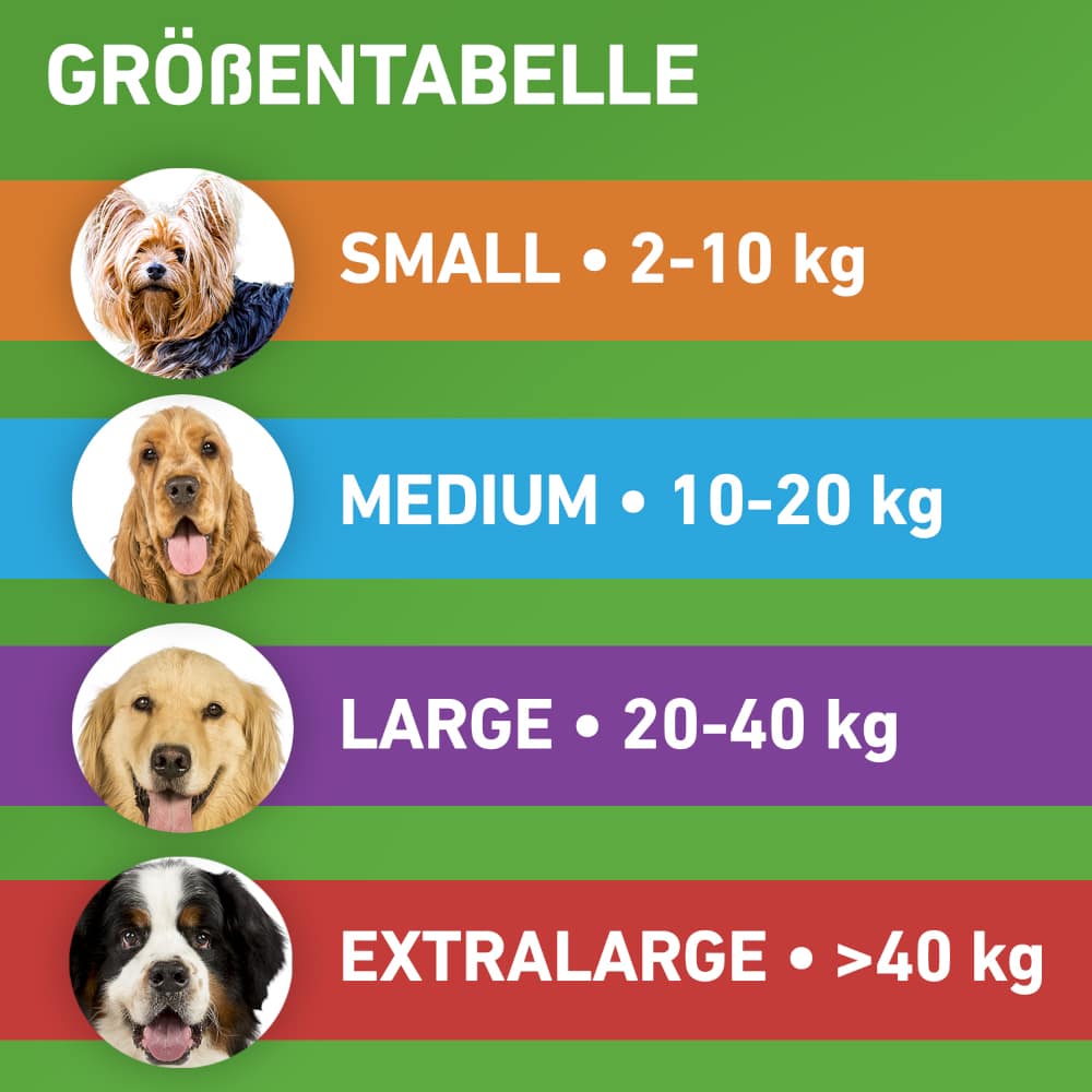 FRONTLINE COMBO gegen Zecken, Flöhe (Flöhe, Eier, Larven, Puppen) bei Hunden XL (40-60Kg) 3 St Lösung