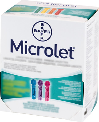 MICROLET Lanzetten farbig 200 St Lanzetten
