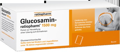 Glucosamin-ratiopharm 1500mg 30 St Pulver zur Herstellung einer Lösung zum Einnehmen