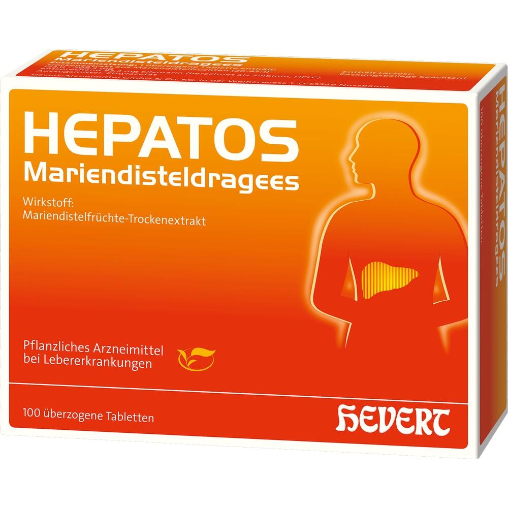 HEPATOS MARIENDISTELDRAGEES 100 St Überzogene Tabletten