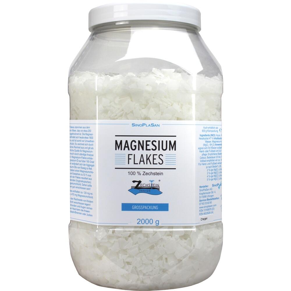MAGNESIUM FLAKES 100% Zechstein Bad 2000 g Bad